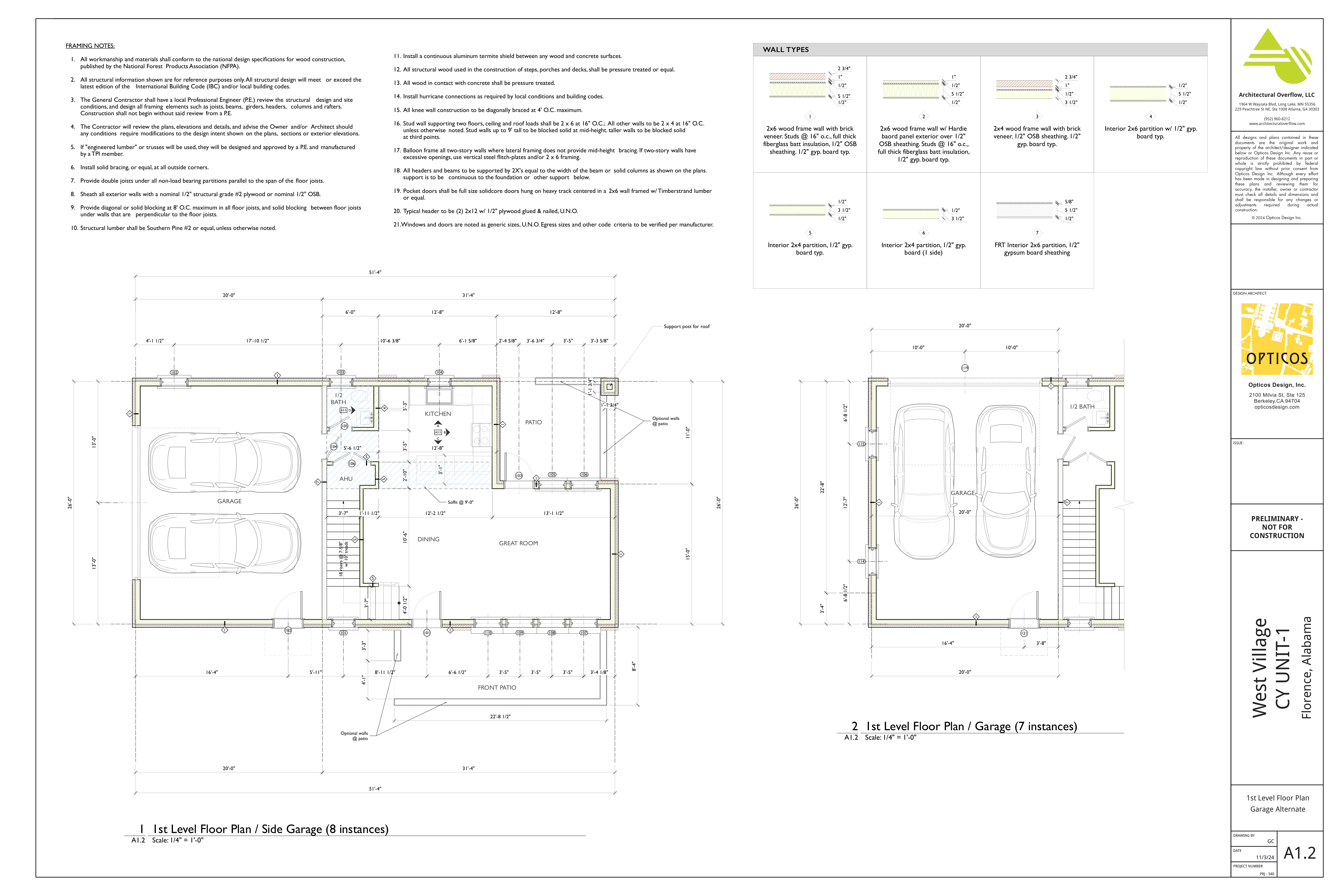 CY1 First Floor Plan