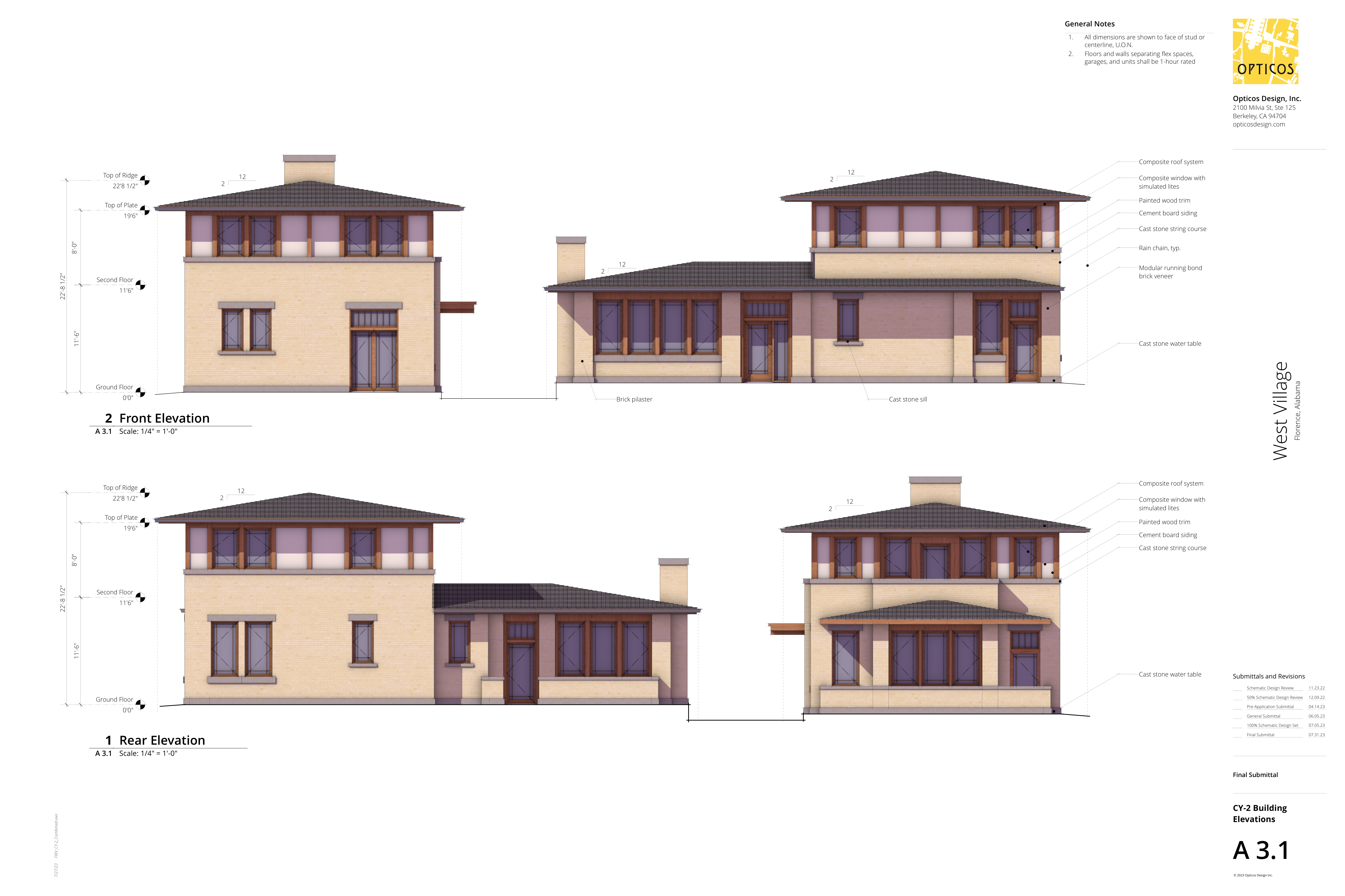 CY2 Color Elevations