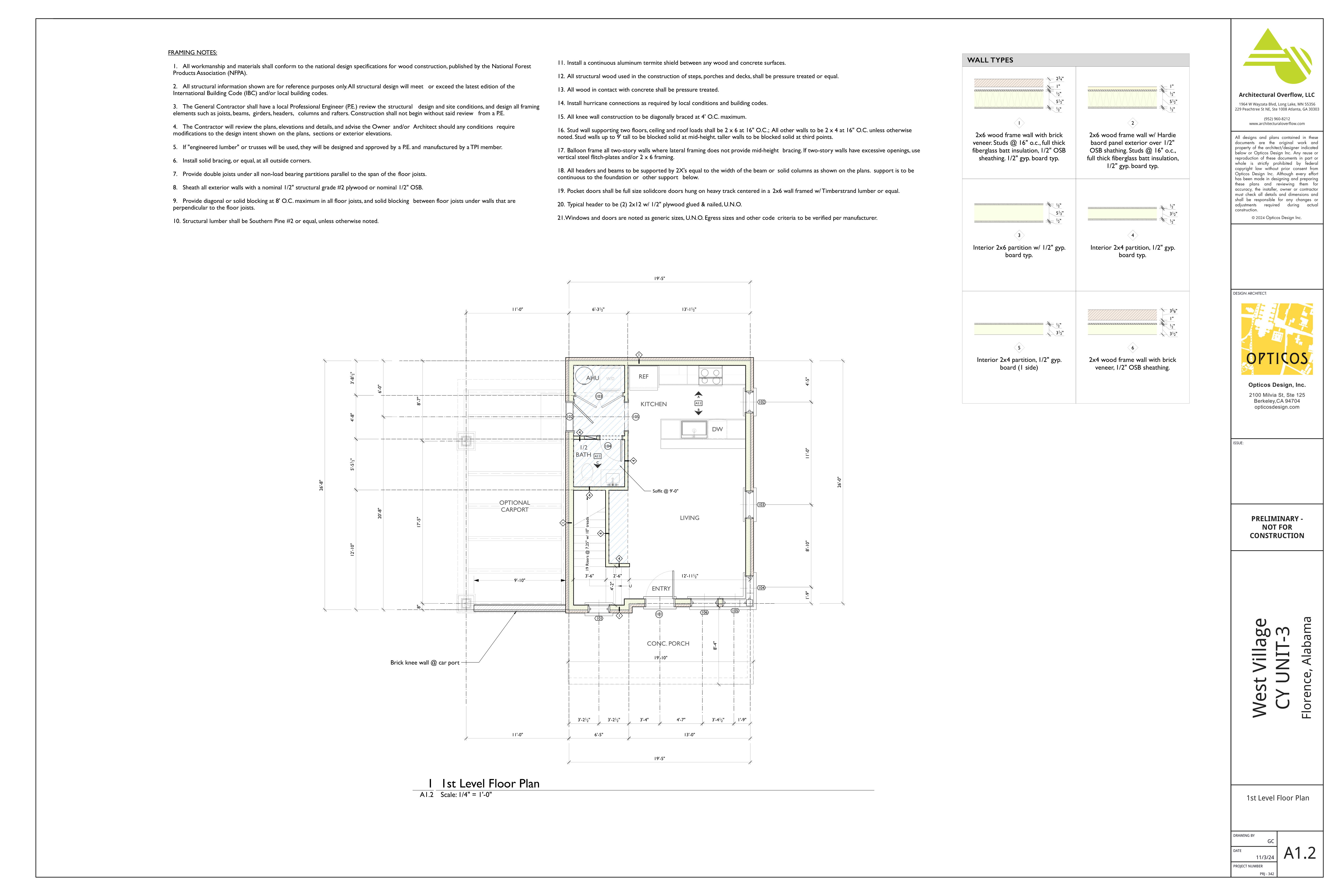 CY3 First Floor Plan