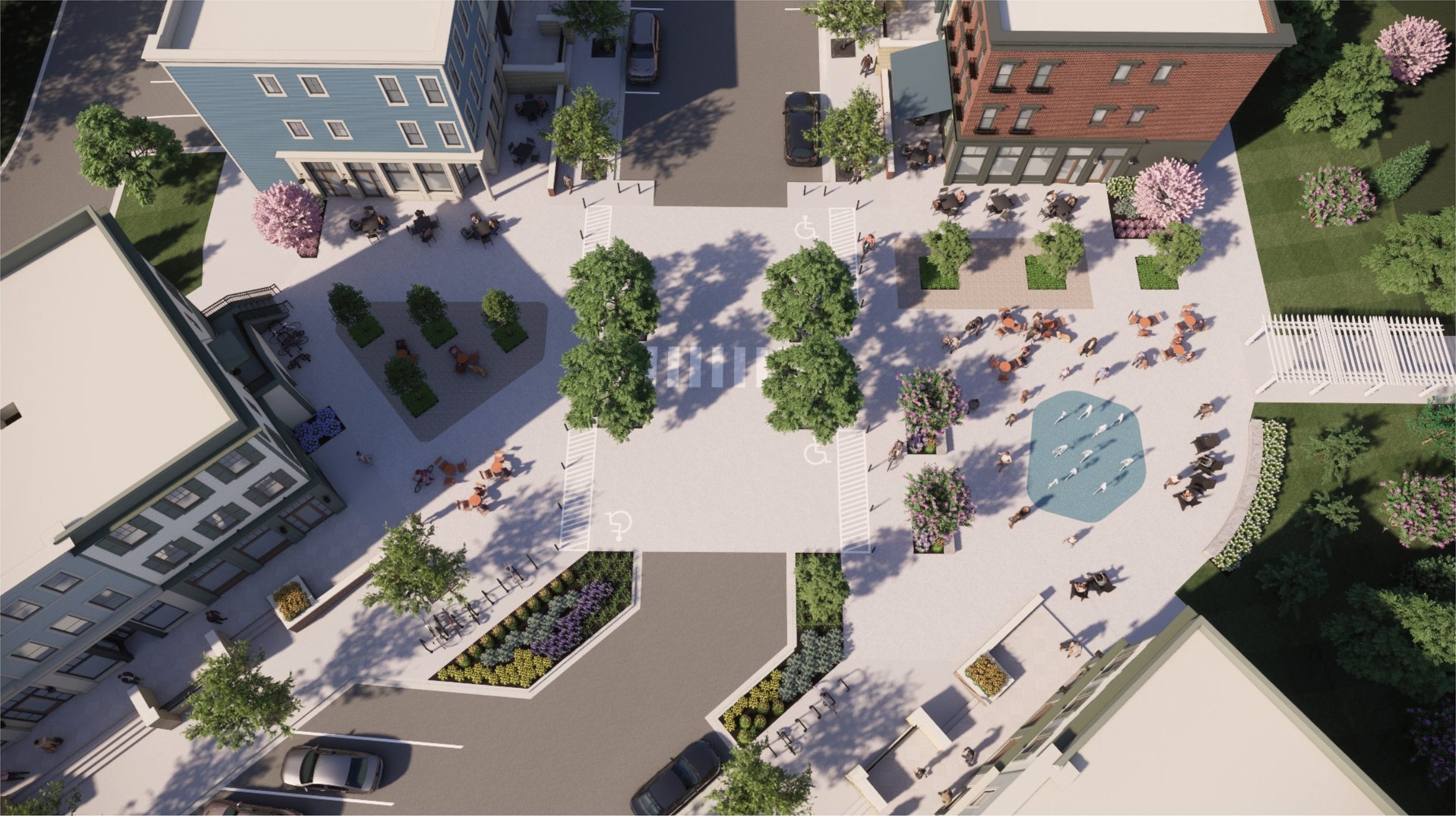 Single family homes at West Village